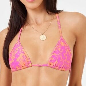 NWT l*space Aspen String Bikini Top